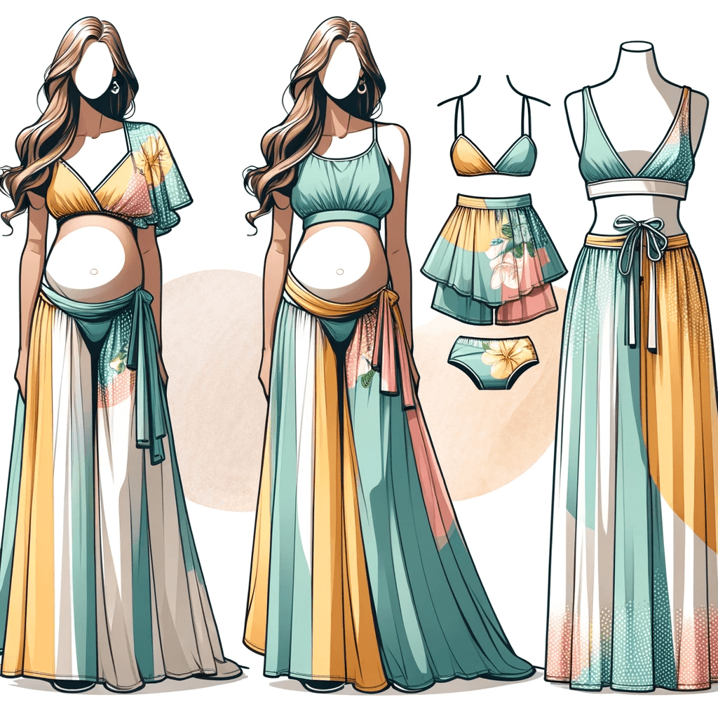 Pregnancy Swim Suits for Expecting Moms